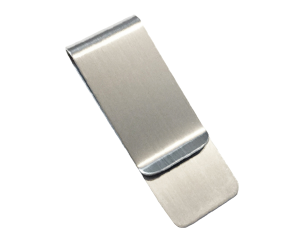 
  
Brushed Stainless Steel Slim Money Clip

